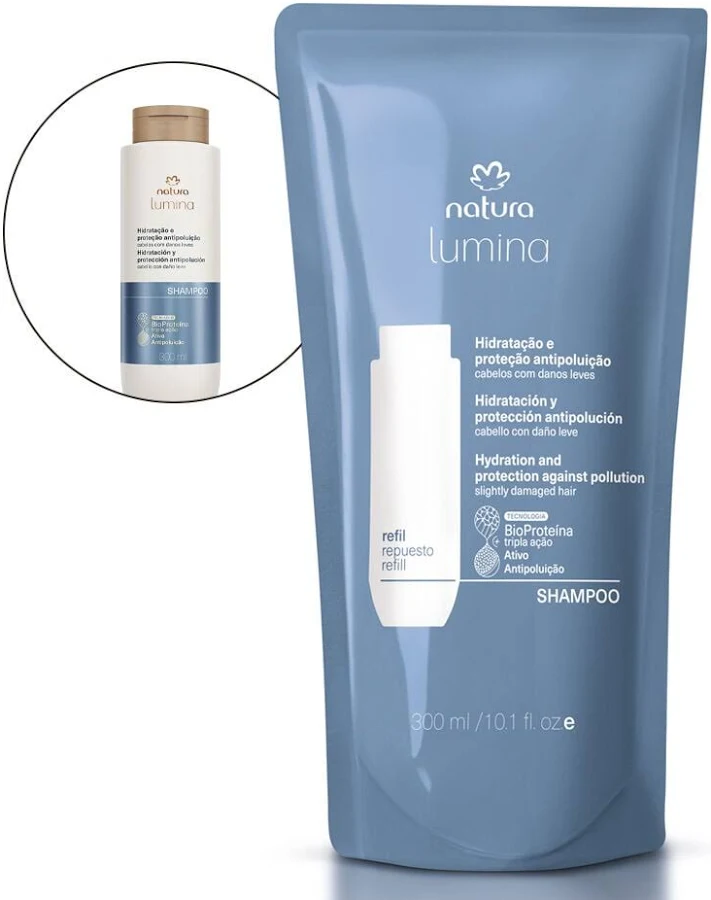 Shampoo anticaspa en repuesto lumina